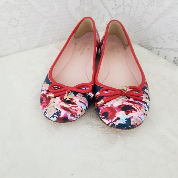 kate spade Shoes - Kate Spade New York Flower Design Flats